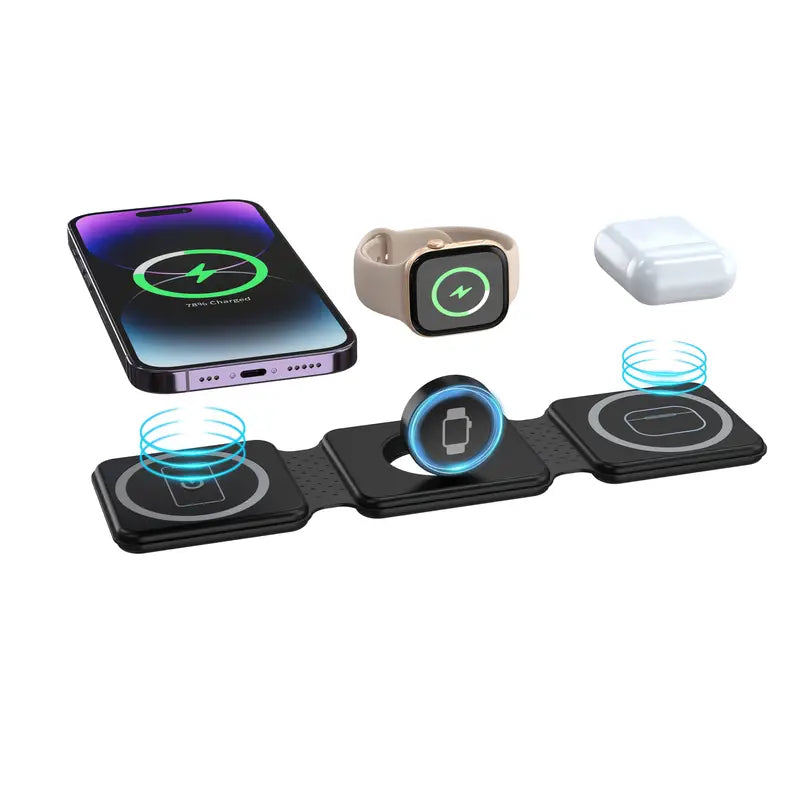 Wireless Charger 3 in 1 Android & Apple